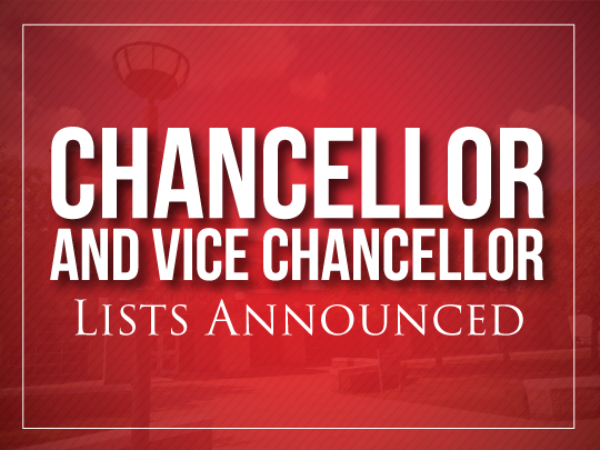 Chancellor and Vice Chancellor Lists